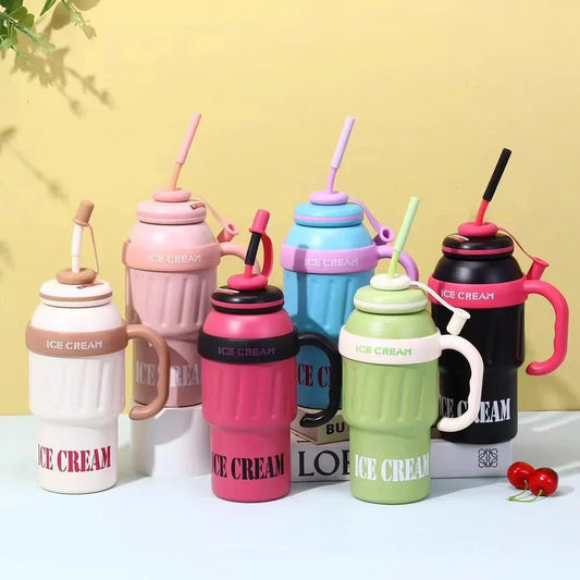 Chilly Cream Sipper Mug Shivay Gifting pitara