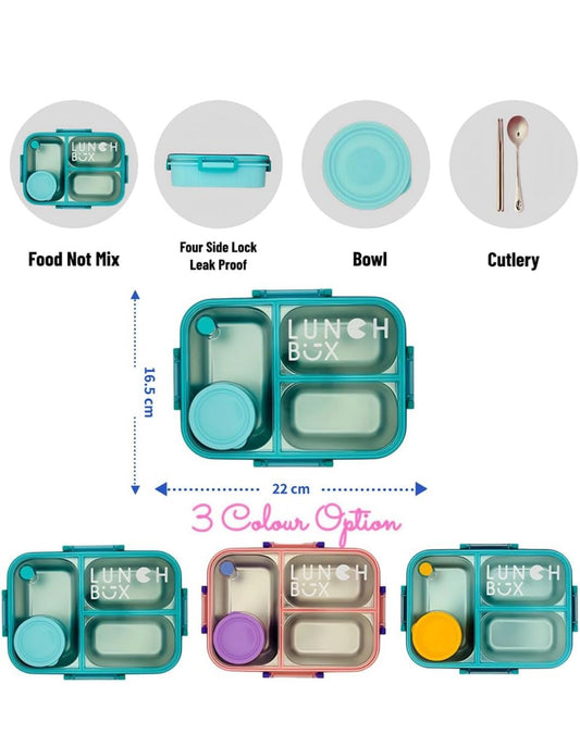Smart Bento Steel lunch Box Shivay Gifting pitara