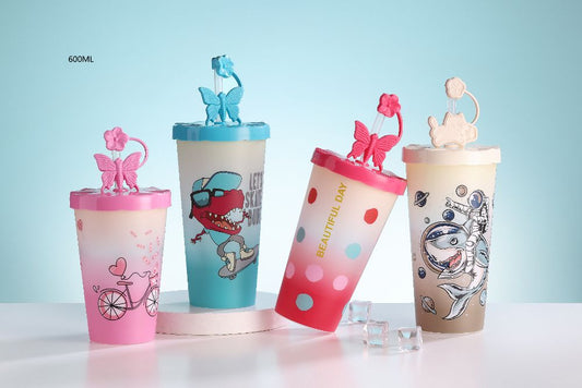 Funky straw tumblers Shivay Gifting pitara