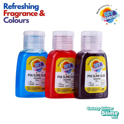 Diy Science Galaxy Glitter Slime Kit Shivay Gifting pitara