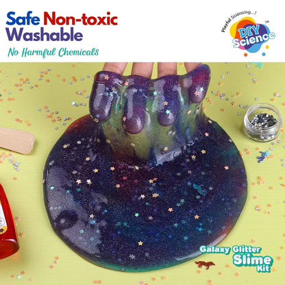 Diy Science Galaxy Glitter Slime Kit Shivay Gifting pitara