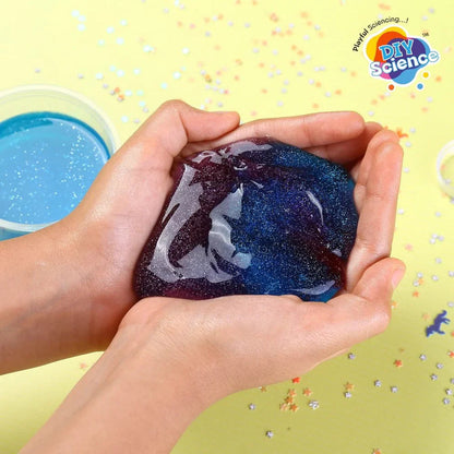Diy Science Galaxy Glitter Slime Kit Shivay Gifting pitara
