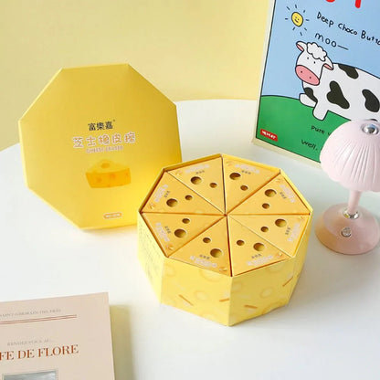 Easy To Clean Cheese-shaped Eraser Shivay Gifting pitara