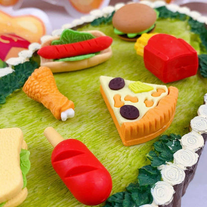 Pack of Fast food Erasers Shivay Gifting pitara