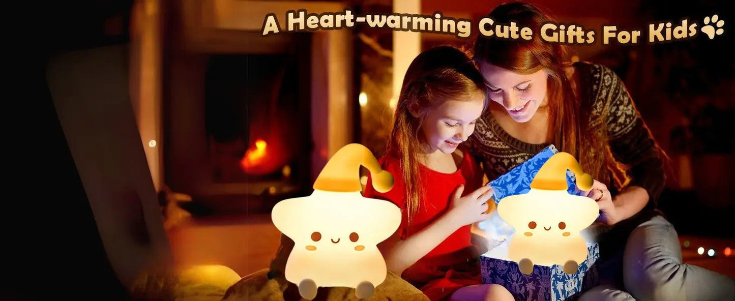 Star Smile Tapping Silicone Lamp Shivay Gifting pitara