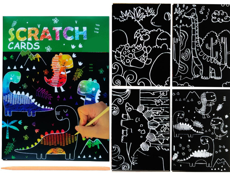 Kids' Painting Fun Scratch Cards  Shivay Gifting pitara