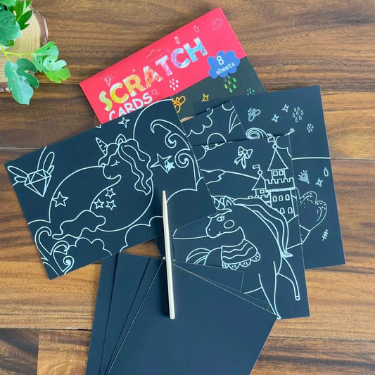 Kids' Painting Fun Scratch Cards  Shivay Gifting pitara