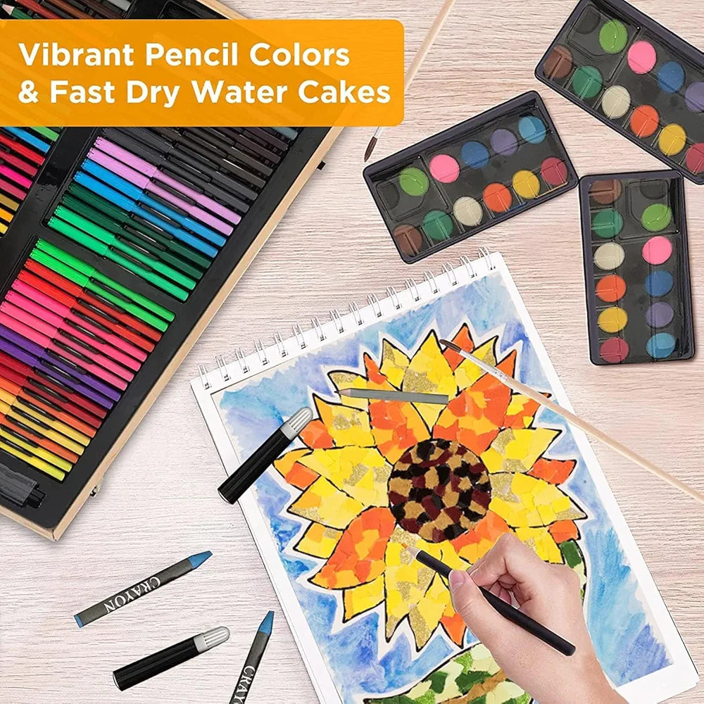 180 Piece Deluxe Painting Drawing Kit Shivay Gifting pitara