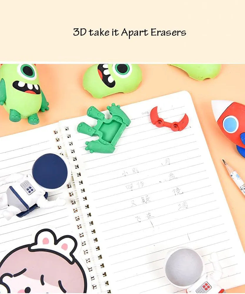 Cute Outer Space Erasers Shivay Gifting pitara