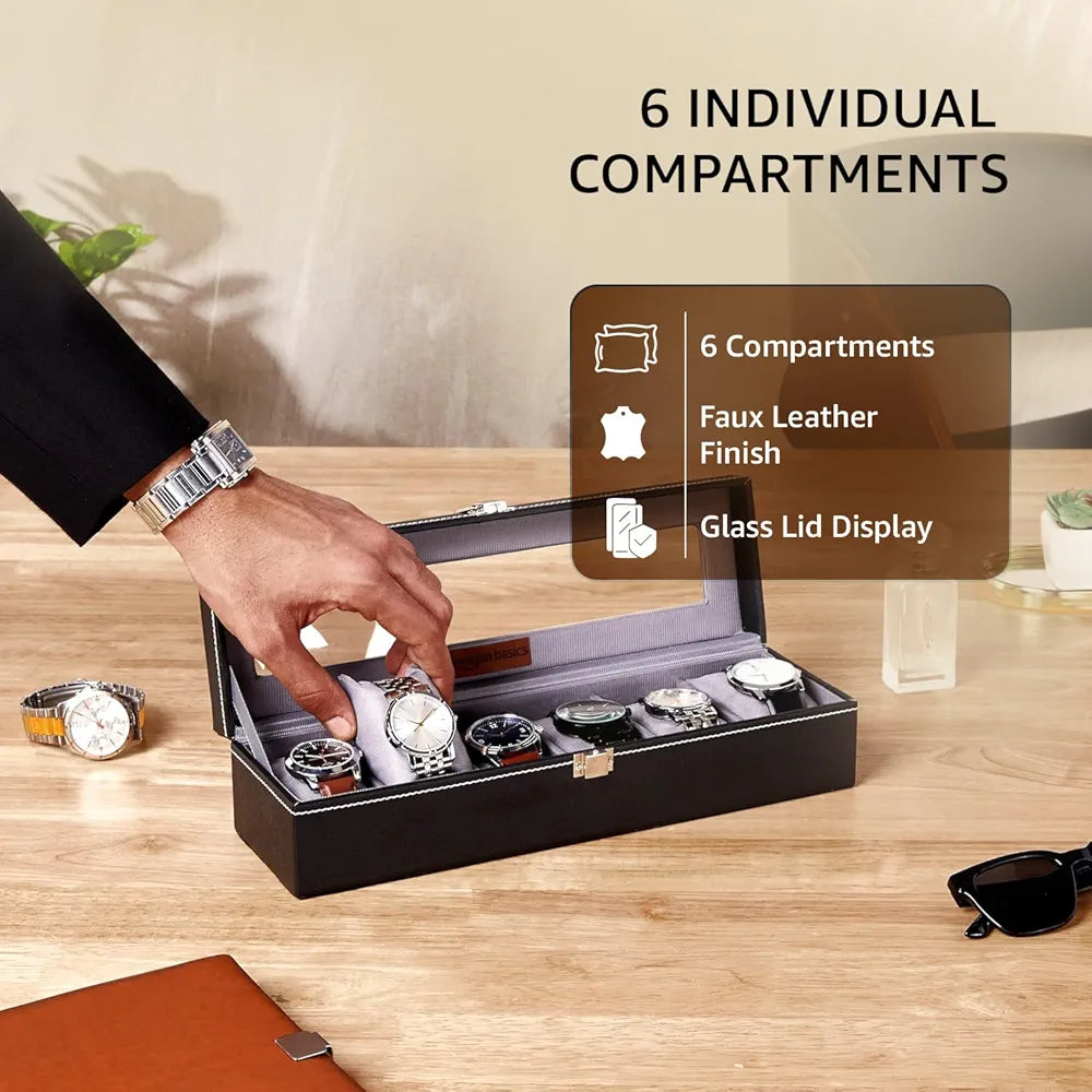 Leather Watch Box Organizer Shivay Gifting pitara