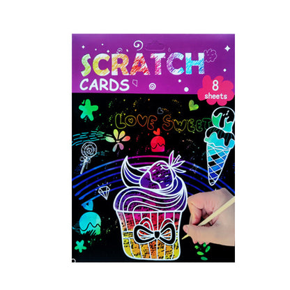 Kids' Painting Fun Scratch Cards  Shivay Gifting pitara