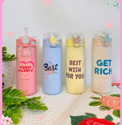 cherry wish Steel water bottle sipper Shivay Gifting pitara