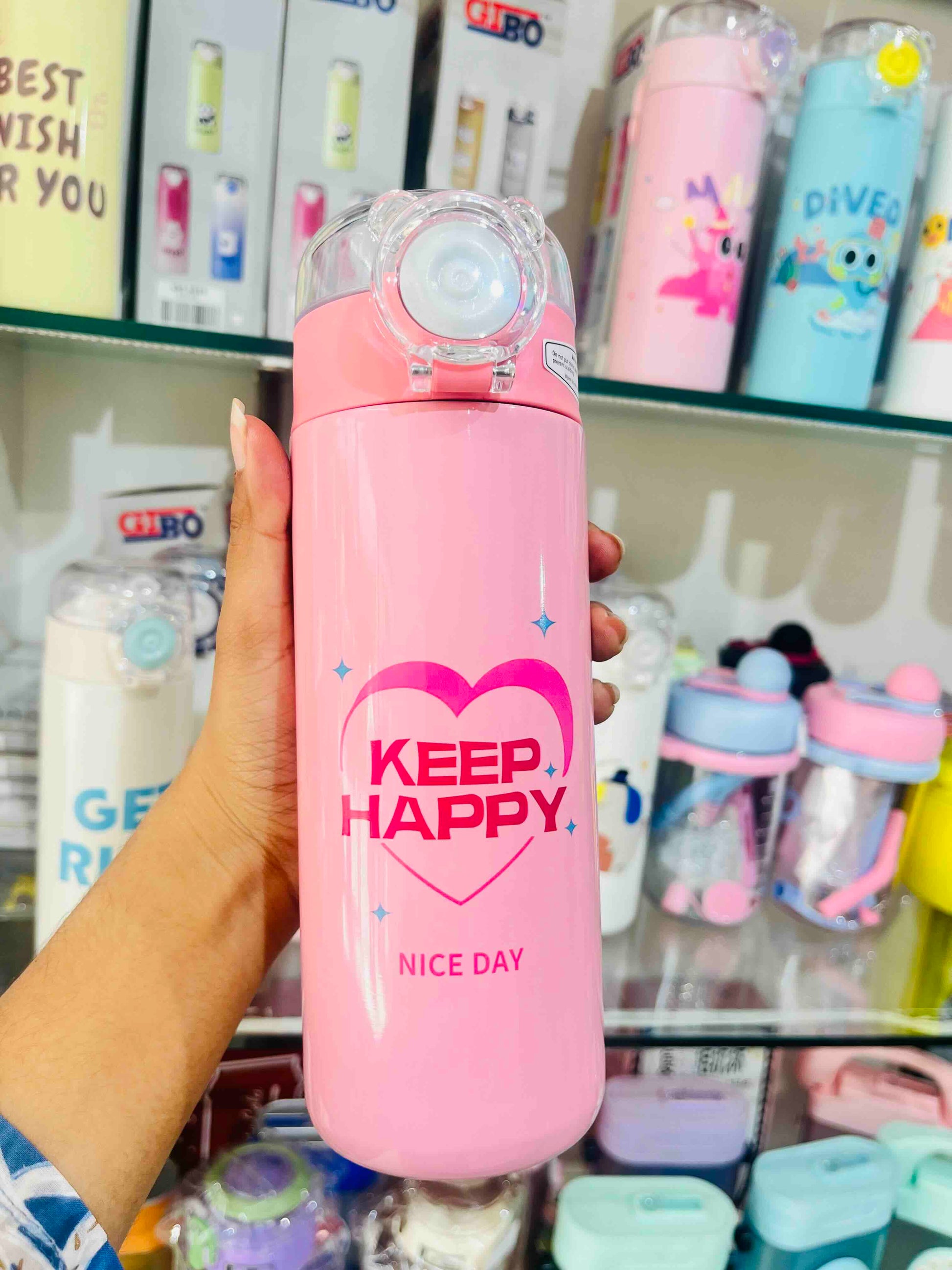 cherry wish Steel water bottle sipper Shivay Gifting pitara