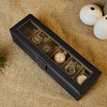 Leather Watch Box Organizer Shivay Gifting pitara
