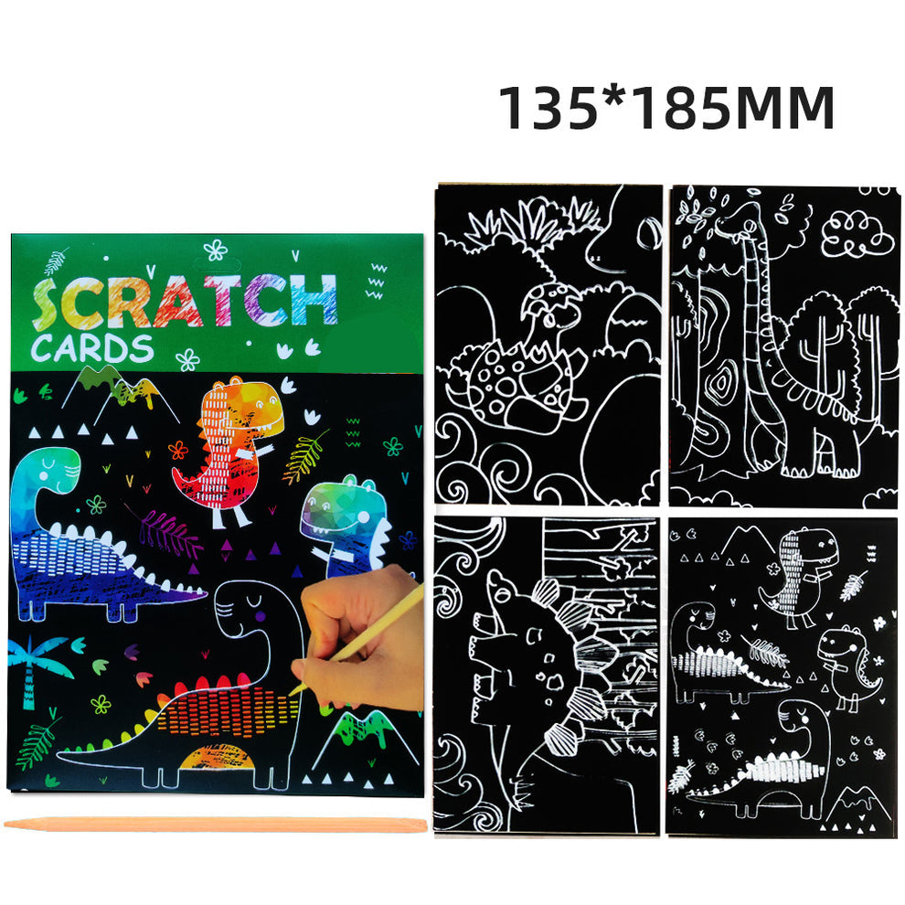 Kids' Painting Fun Scratch Cards  Shivay Gifting pitara