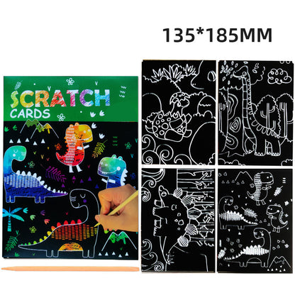 Kids' Painting Fun Scratch Cards  Shivay Gifting pitara