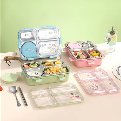 Premium Stainless Steel Leak-Proof Bento Lunch Box Shivay Gifting pitara
