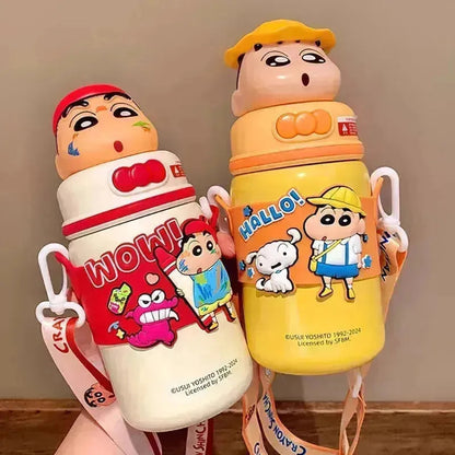 Shinchan 3D Head Premium Insulated Sipper Shivay Gifting pitara