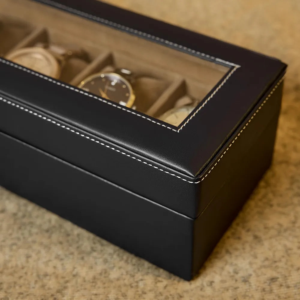 Leather Watch Box Organizer Shivay Gifting pitara