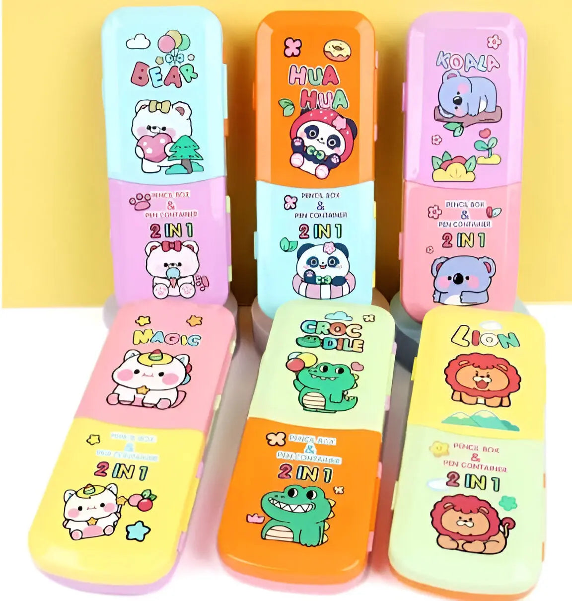 2 in 1 Pencil Box Pen and Pencil Holder Shivay Gifting pitara