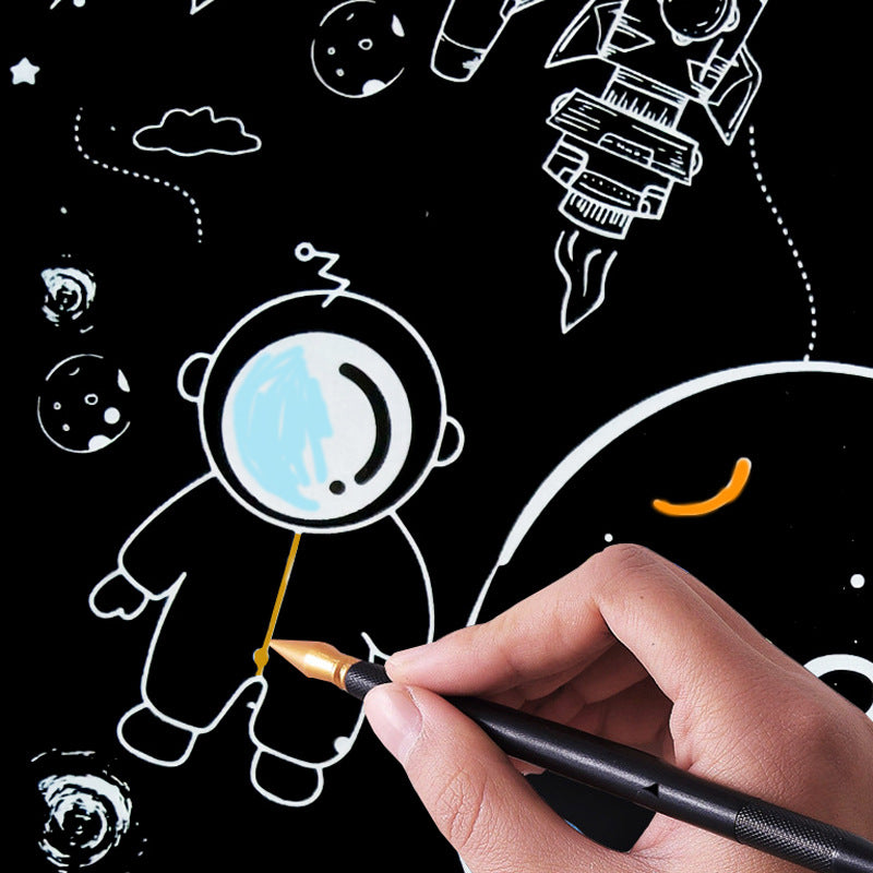 Kids' Painting Fun Scratch Cards  Shivay Gifting pitara