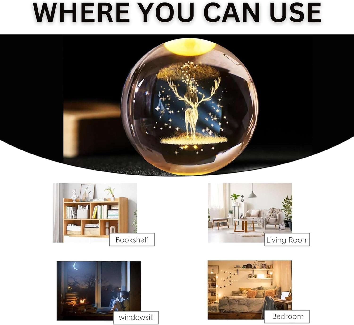 Crystal Ball lamp Shivay Gifting pitara