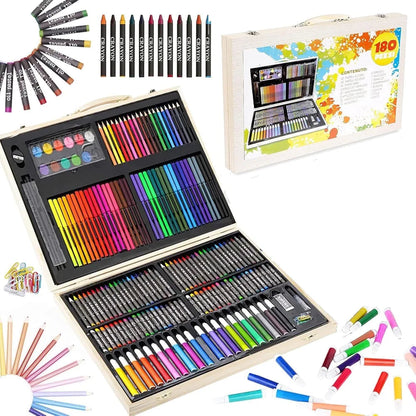 180 Piece Deluxe Painting Drawing Kit Shivay Gifting pitara