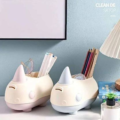 Rhino Plastic Pen Holder Shivay Gifting pitara