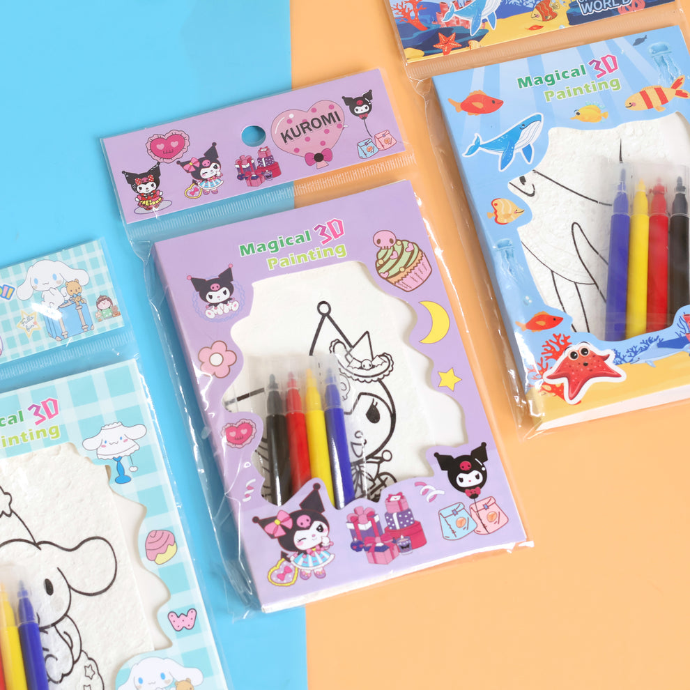 DIY 3D Foam Painting Art Kit Shivay Gifting pitara