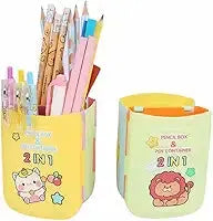 2 in 1 Pencil Box Pen and Pencil Holder Shivay Gifting pitara