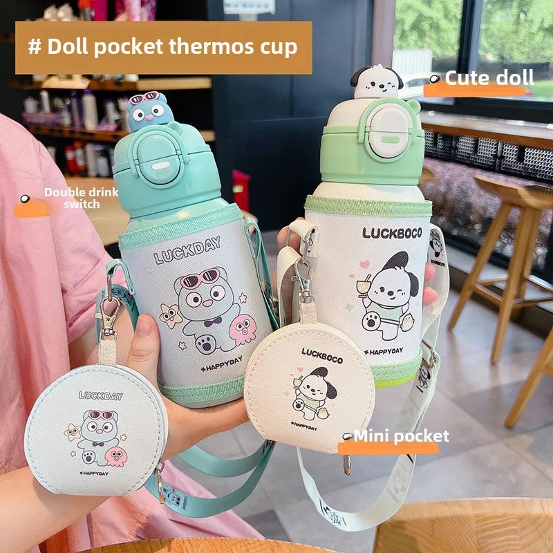 Korean Pop-Up Sipper – LuckyBear Edition Shivay Gifting pitara
