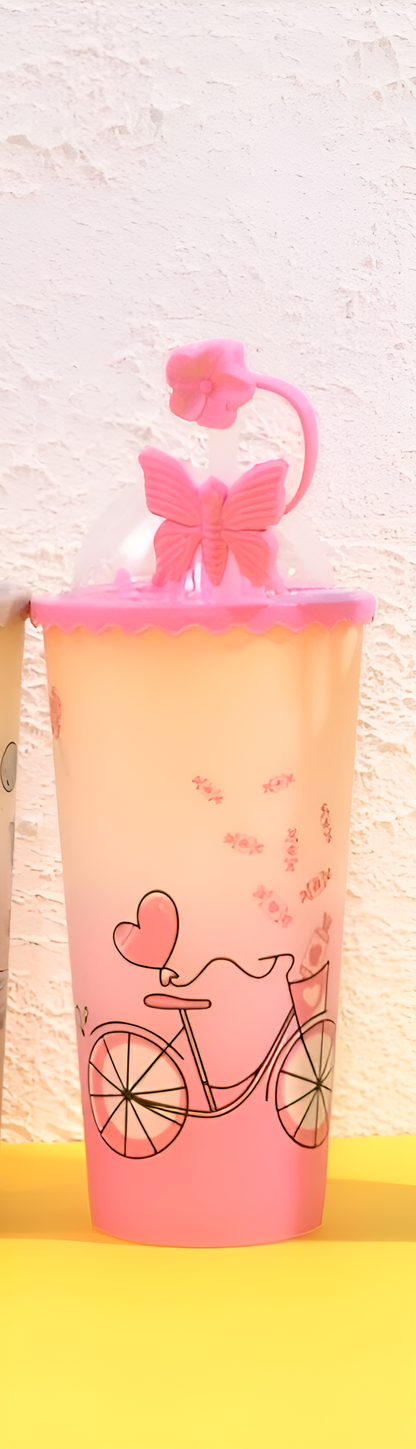 Funky straw tumblers Shivay Gifting pitara