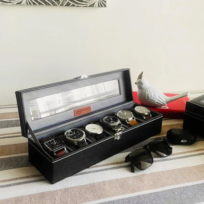 Leather Watch Box Organizer Shivay Gifting pitara