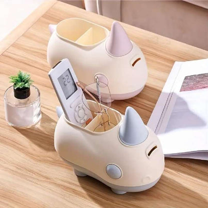 Rhino Plastic Pen Holder Shivay Gifting pitara