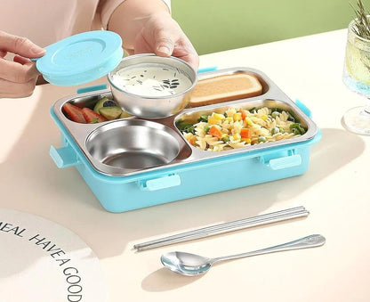 Premium Stainless Steel Leak-Proof Bento Lunch Box Shivay Gifting pitara