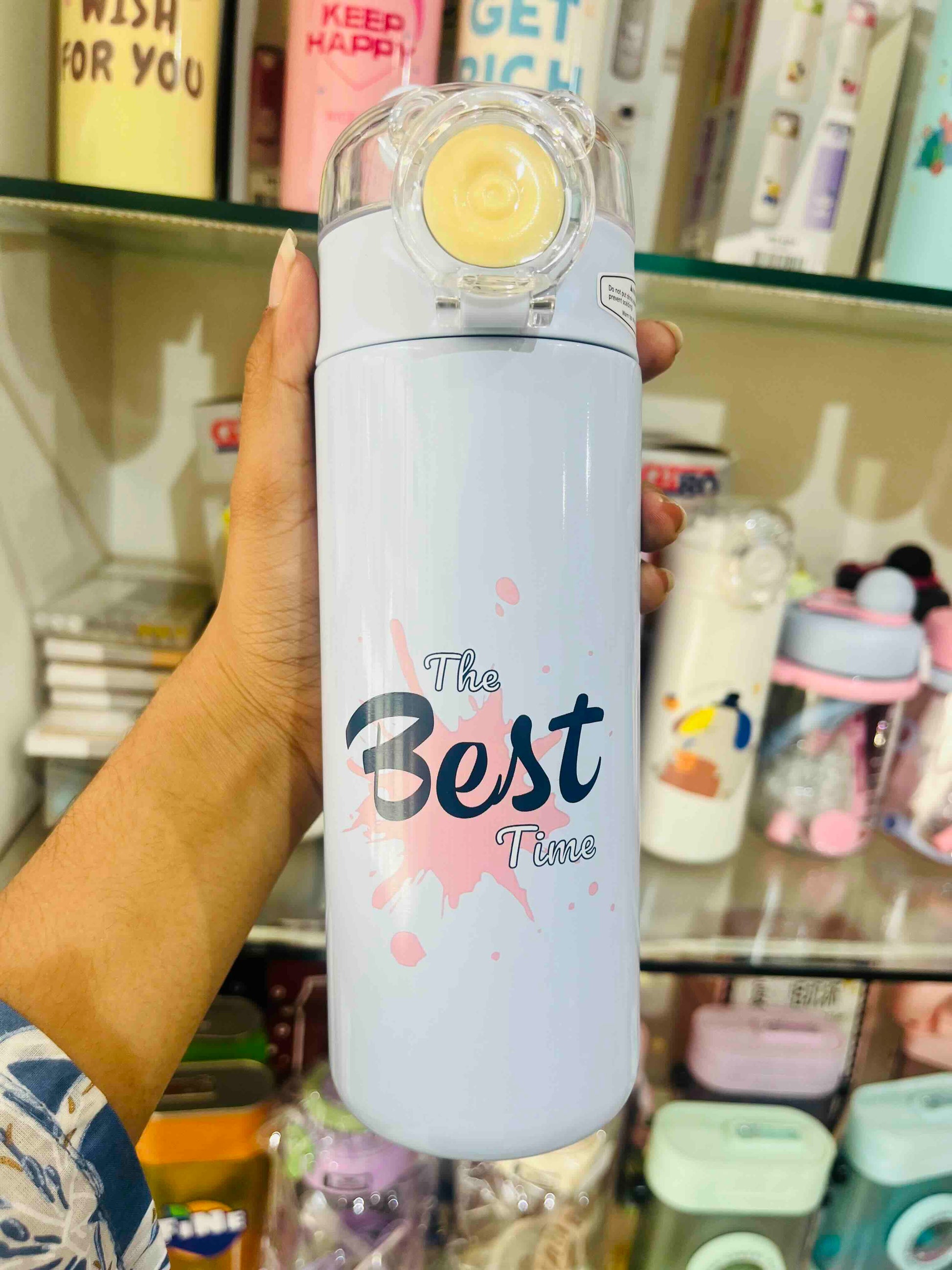 cherry wish Steel water bottle sipper Shivay Gifting pitara