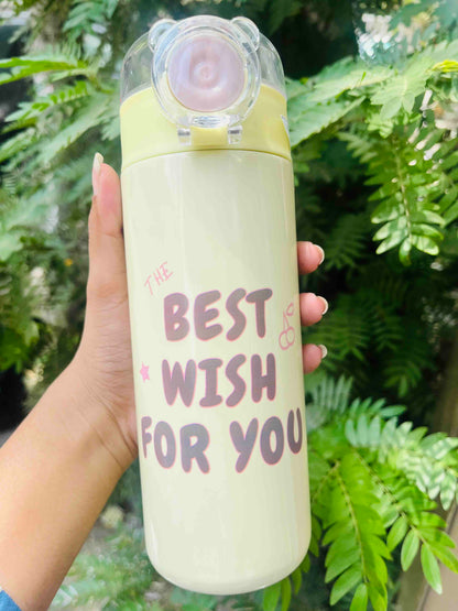 cherry wish Steel water bottle sipper Shivay Gifting pitara